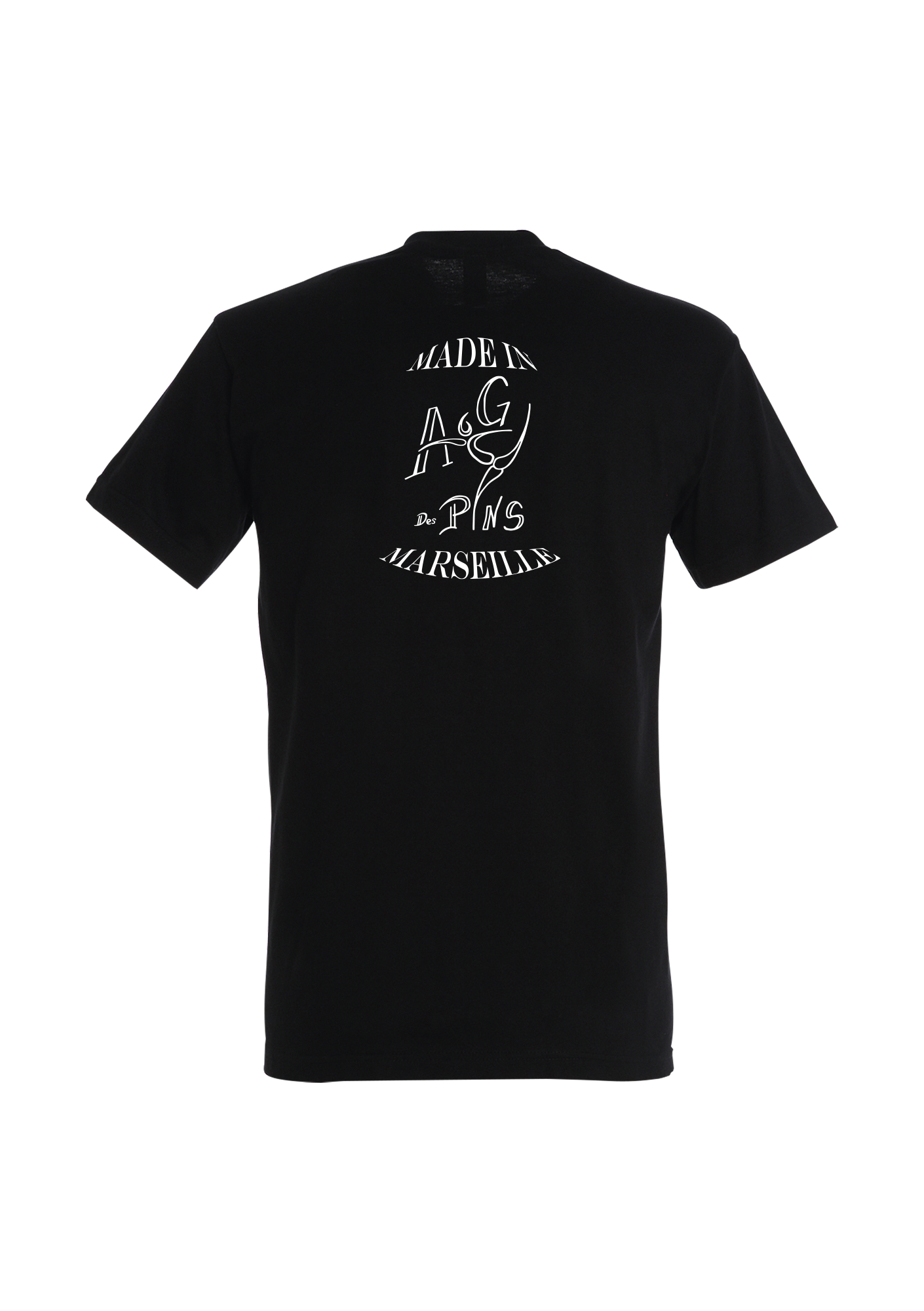 T-shirt Adulte noir Avenir Gymnique Des Pins - AGP54-IMPERIALNOIRLOGOCLASSIQUEDOS